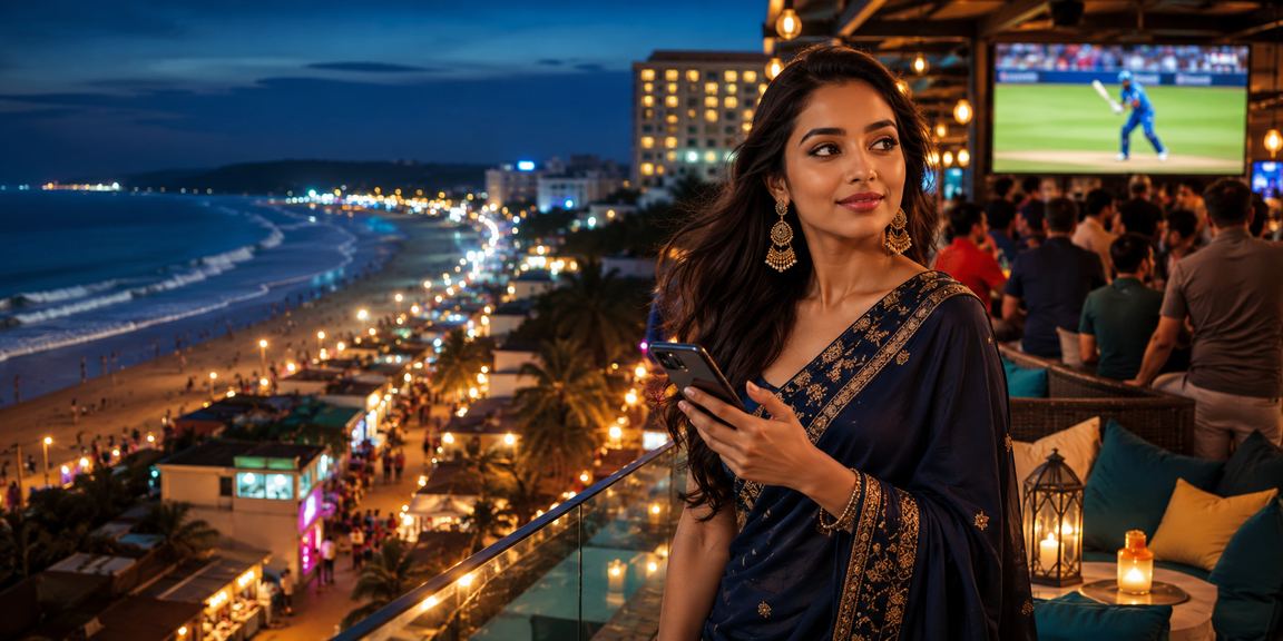 কক্সবাজার সমুদ্র সৈকতে বসে মোবাইলে গেম খেলছেন একজন পর্যটক